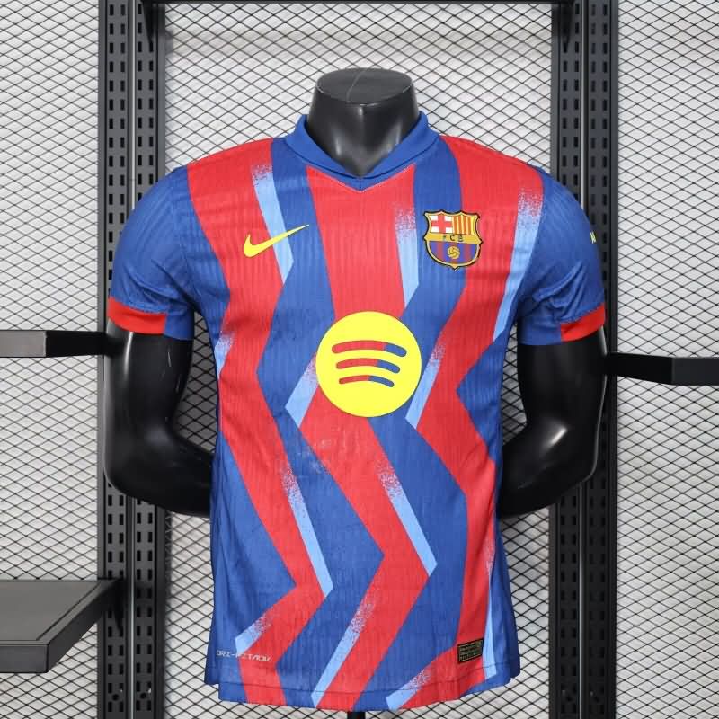Thailand Quality(AAA) 25/26 Barcelona Fourth Soccer Jersey (Player) Leaked