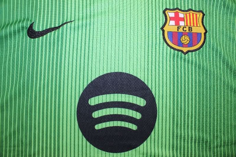 Thailand Quality(AAA) 25/26 Barcelona Goalkeeper Green Soccer Jersey