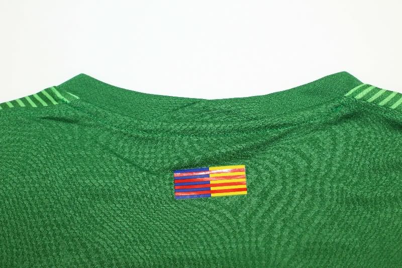 Thailand Quality(AAA) 25/26 Barcelona Goalkeeper Green Soccer Jersey