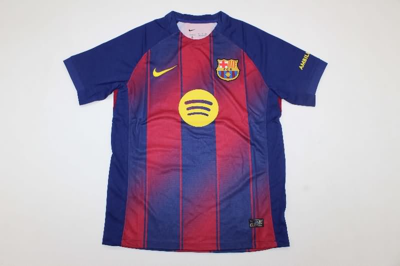 Thailand Quality(AAA) 25/26 Barcelona Home Soccer Jersey