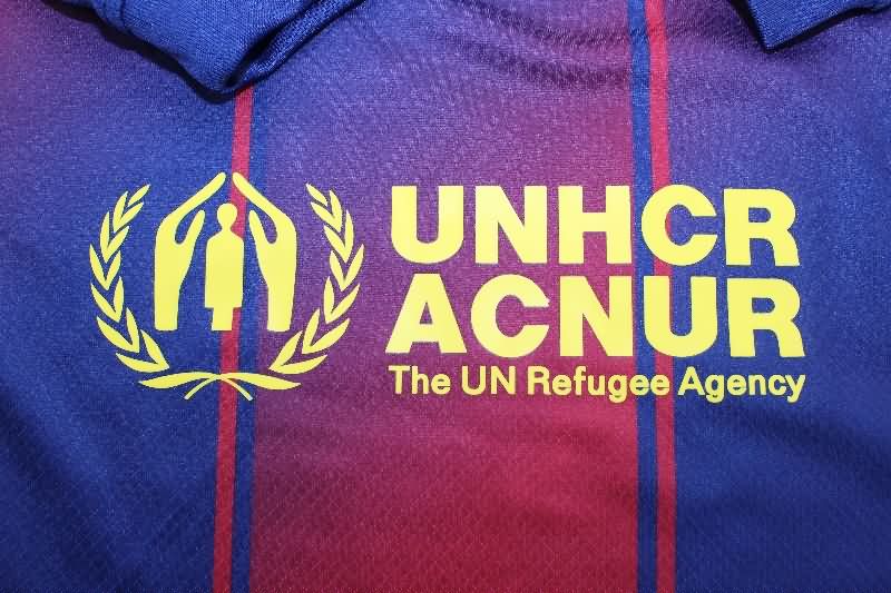 Thailand Quality(AAA) 25/26 Barcelona Home Long Sleeve Soccer Jersey
