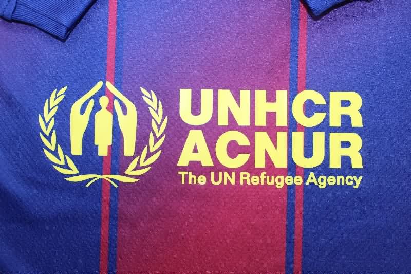 Thailand Quality(AAA) 25/26 Barcelona Home Long Sleeve Soccer Jersey Leaked