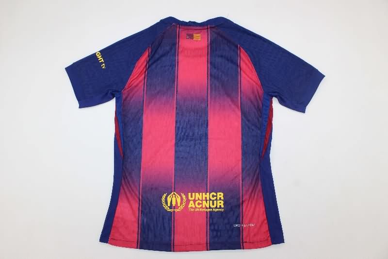 Thailand Quality(AAA) 25/26 Barcelona Home Soccer Jersey (Player)