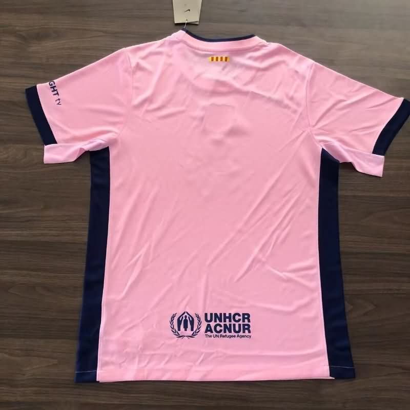 Thailand Quality(AAA) 25/26 Barcelona Pink Soccer Jersey