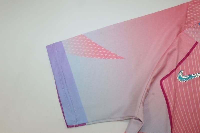 Thailand Quality(AAA) 25/26 Barcelona Pink Soccer Jersey