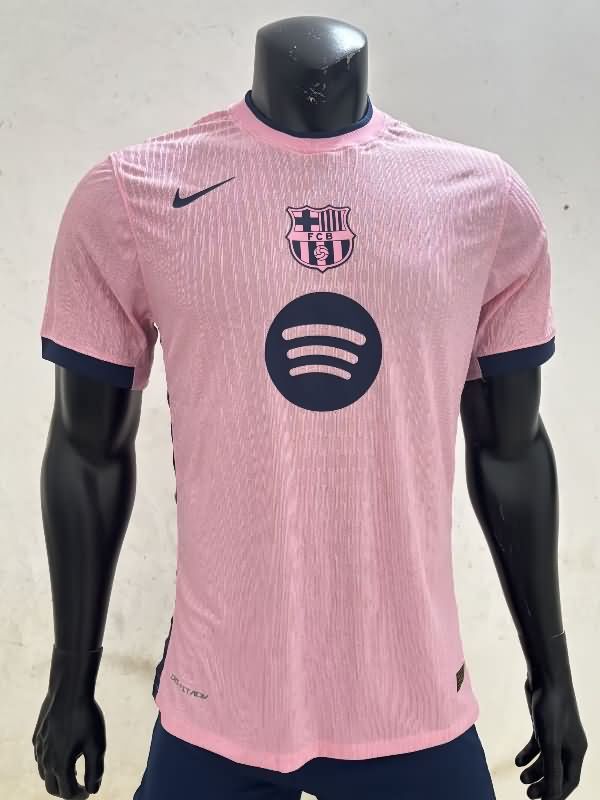 Thailand Quality(AAA) 25/26 Barcelona Pink Soccer Jersey (Player) Leaked