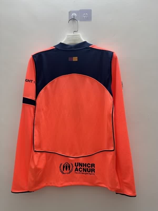 Thailand Quality(AAA) 25/26 Barcelona Third Long Sleeve Soccer Jersey
