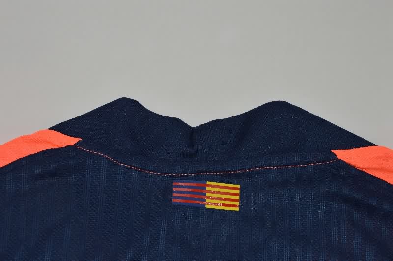 Thailand Quality(AAA) 25/26 Barcelona Third Long Sleeve Soccer Jersey (Player)