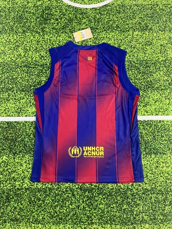 Thailand Quality(AAA) 25/26 Barcelona Training Vest Soccer Jersey