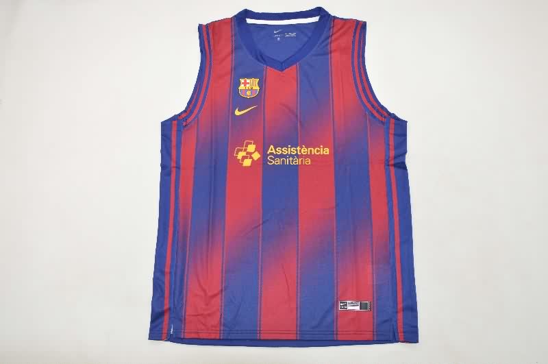 Thailand Quality(AAA) 25/26 Barcelona Training Vest Soccer Jersey 03