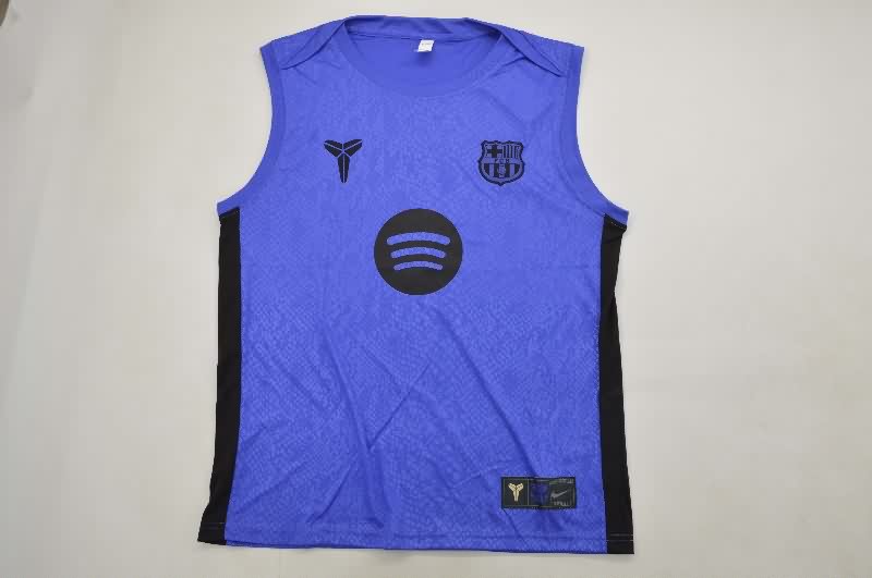 Thailand Quality(AAA) 25/26 Barcelona Training Vest Soccer Jersey 04