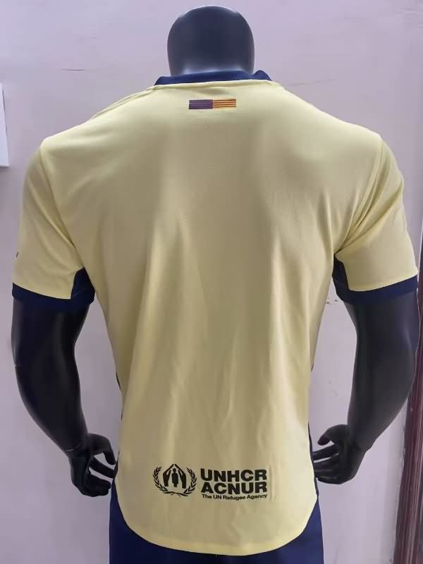 Thailand Quality(AAA) 25/26 Barcelona Yellow Soccer Jersey