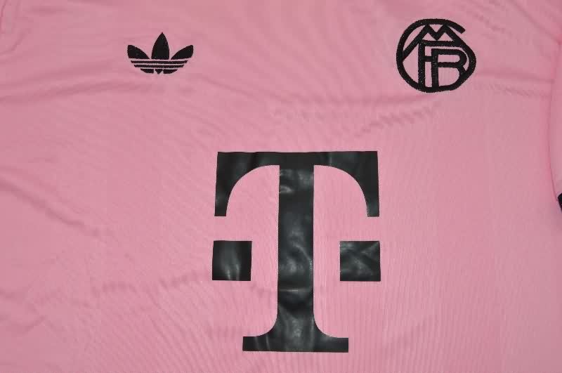 Thailand Quality(AAA) 25/26 Bayern Munich Goalkeeper Pink Soccer Jersey