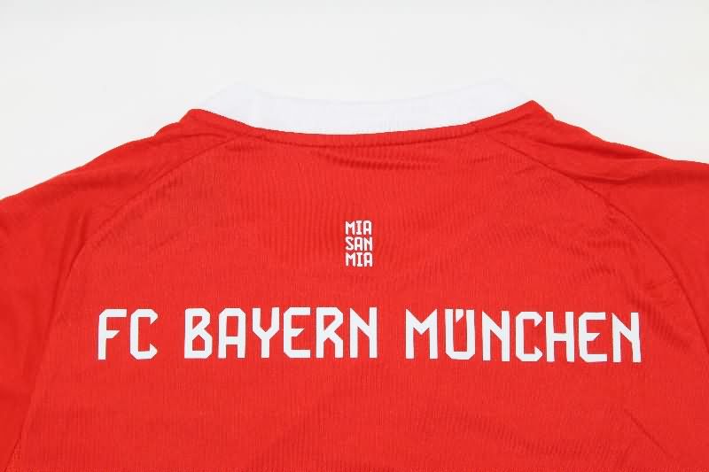 Thailand Quality(AAA) 25/26 Bayern Munich Home Long Sleeve Soccer Jersey