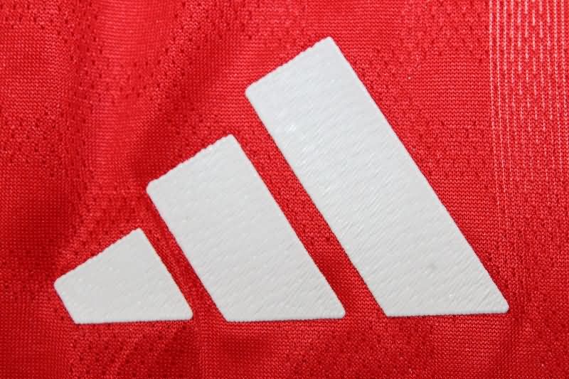 Thailand Quality(AAA) 25/26 Bayern Munich Home Long Sleeve Soccer Jersey (Player)