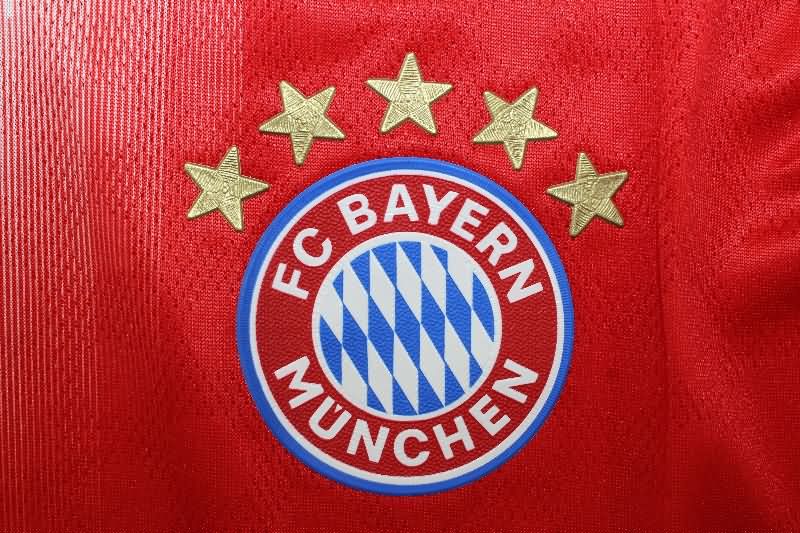Thailand Quality(AAA) 25/26 Bayern Munich Home Long Sleeve Soccer Jersey (Player)