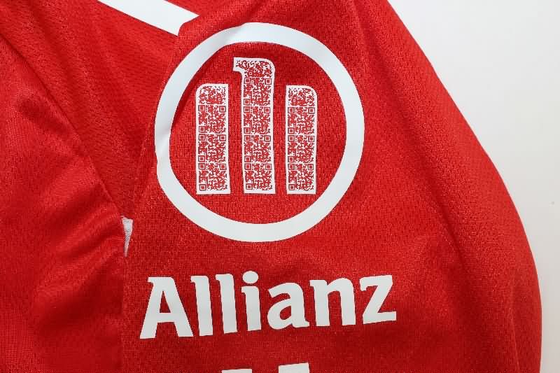 Thailand Quality(AAA) 25/26 Bayern Munich Home Long Sleeve Soccer Jersey (Player)