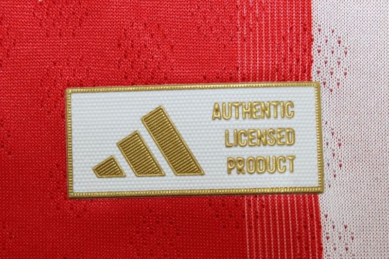 Thailand Quality(AAA) 25/26 Bayern Munich Home Long Sleeve Soccer Jersey (Player)