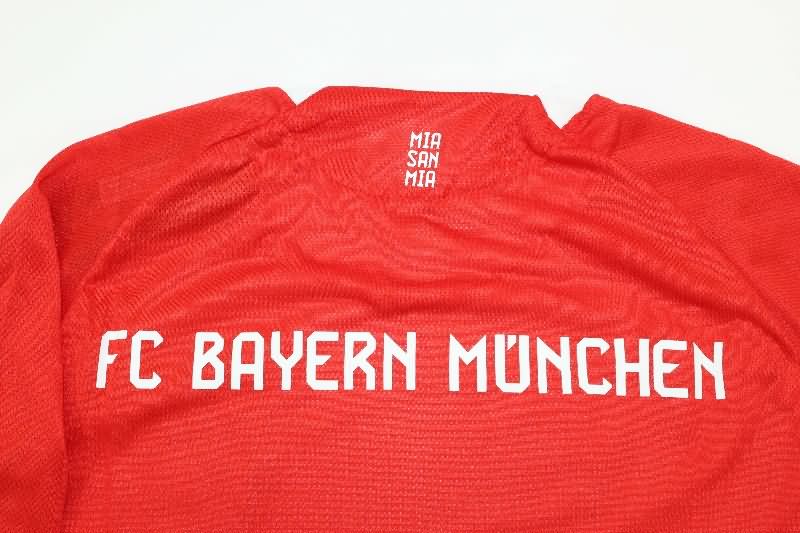 Thailand Quality(AAA) 25/26 Bayern Munich Home Long Sleeve Soccer Jersey (Player)