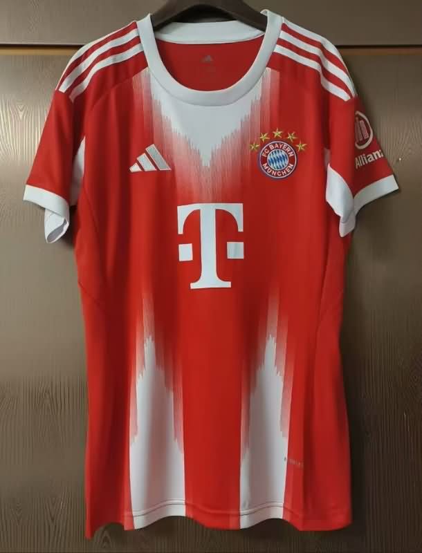 Thailand Quality(AAA) 25/26 Bayern Munich Home Women Soccer Jersey