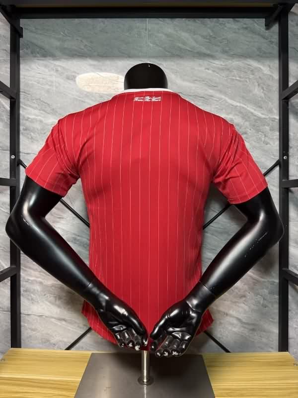 Thailand Quality(AAA) 25/26 Bayern Munich Red Soccer Jersey (Player) 03