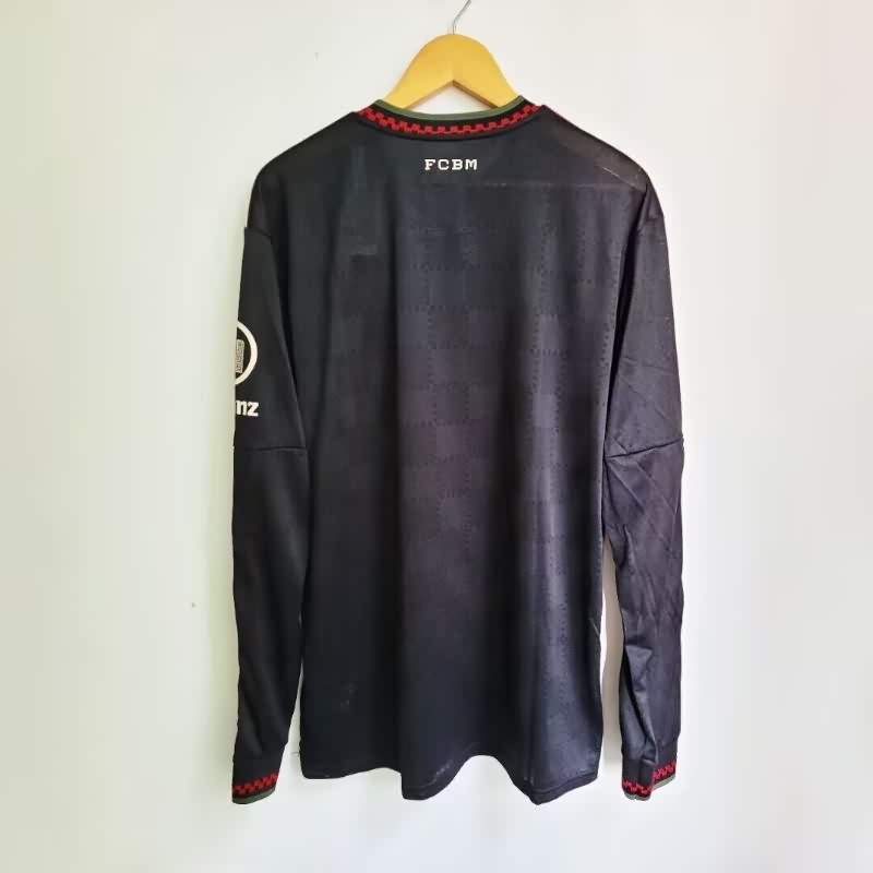Thailand Quality(AAA) 25/26 Bayern Munich Third Long Sleeve Soccer Jersey (Player)