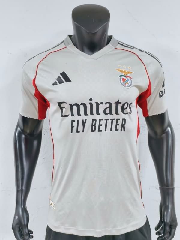 Thailand Quality(AAA) 25/26 Benfica Away Soccer Jersey (Player)