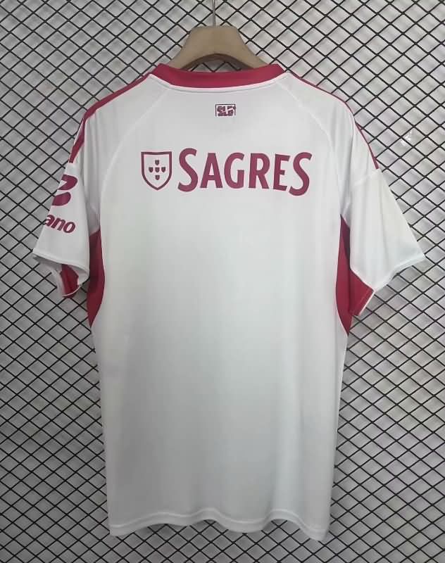 Thailand Quality(AAA) 25/26 Benfica Away White Soccer Jersey
