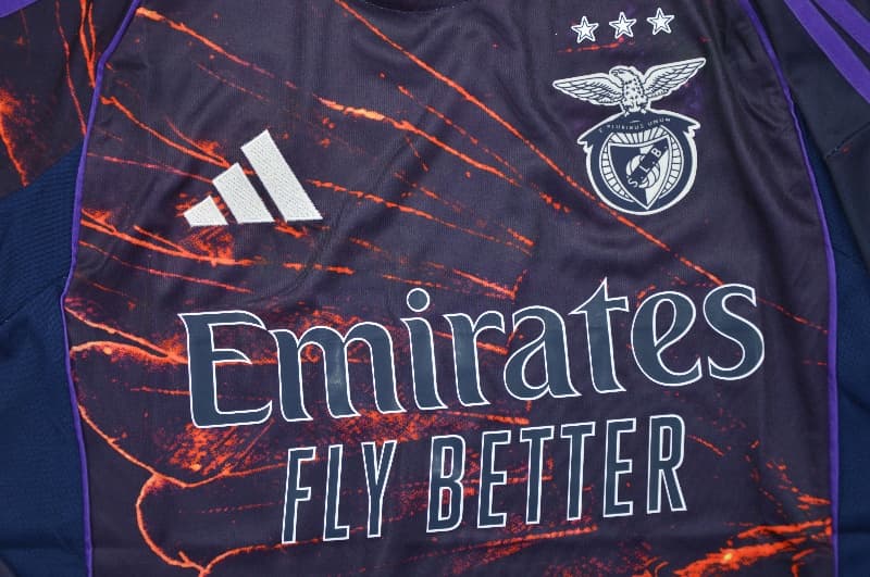 Thailand Quality(AAA) 25/26 Benfica Fourth Soccer Jersey