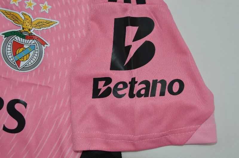 Thailand Quality(AAA) 25/26 Benfica Goalkeeper Pink Soccer Jersey