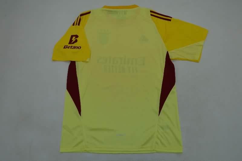 Thailand Quality(AAA) 25/26 Benfica Goalkeeper Yellow Soccer Jersey