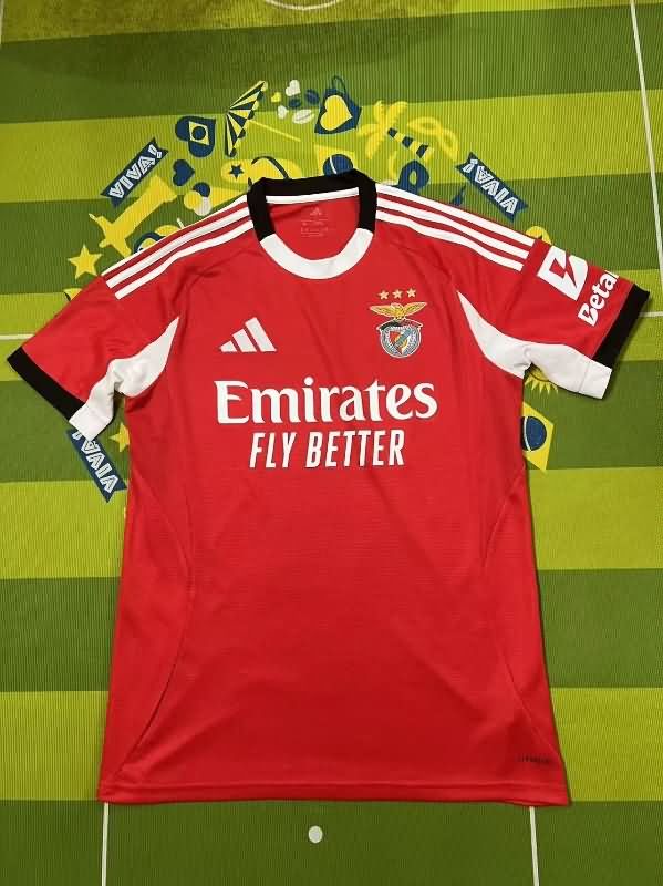 Thailand Quality(AAA) 25/26 Benfica Home Soccer Jersey