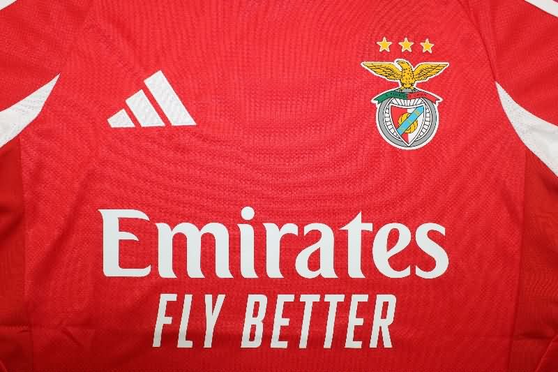 Thailand Quality(AAA) 25/26 Benfica Home Soccer Jersey