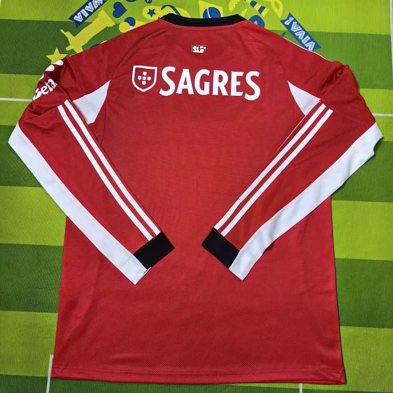 Thailand Quality(AAA) 25/26 Benfica Home Long Sleeve Soccer Jersey