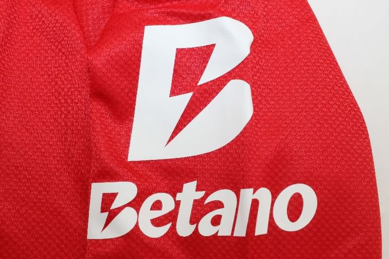 Thailand Quality(AAA) 25/26 Benfica Home Long Sleeve Soccer Jersey