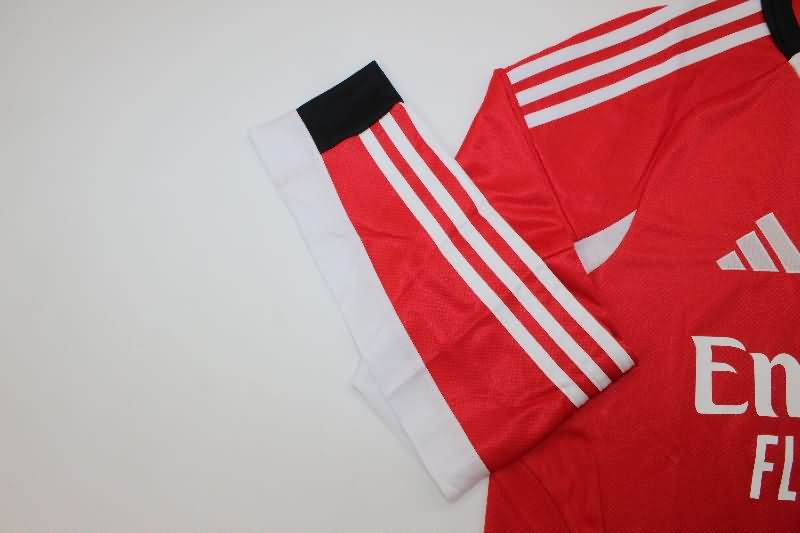 Thailand Quality(AAA) 25/26 Benfica Home Long Sleeve Soccer Jersey