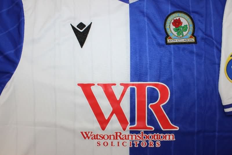 Thailand Quality(AAA) 25/26 Blackburn Home Soccer Jersey