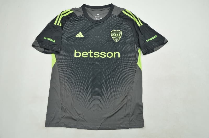 Thailand Quality(AAA) 2025 Boca Juniors Goalkeeper Black Soccer Jersey