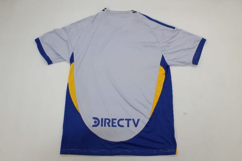 Thailand Quality(AAA) 2025 Boca Juniors Grey Soccer Jersey