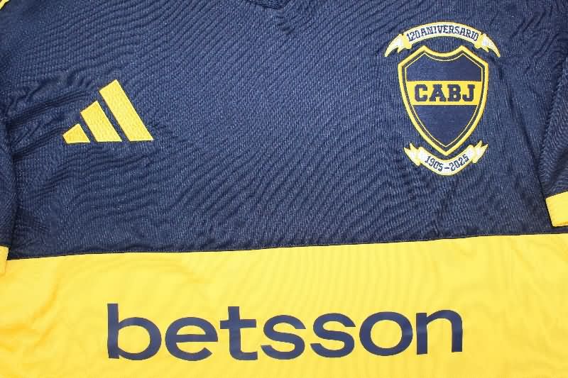 Thailand Quality(AAA) 2025 Boca Juniors Home Soccer Jersey