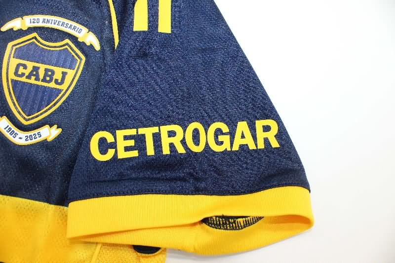 Thailand Quality(AAA) 2025 Boca Juniors Home Soccer Jersey (Player)