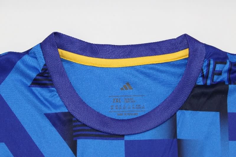 Thailand Quality(AAA) 2025 Boca Juniors Training Soccer Jersey 02