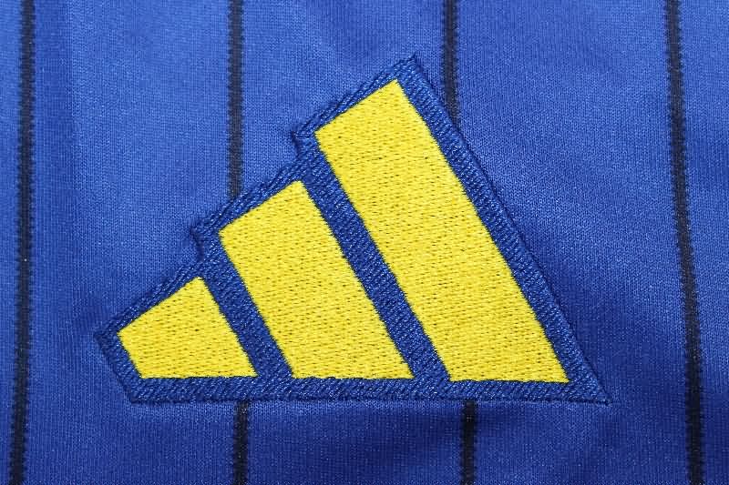 Thailand Quality(AAA) 2025 Boca Juniors Travel Blue Soccer Jersey
