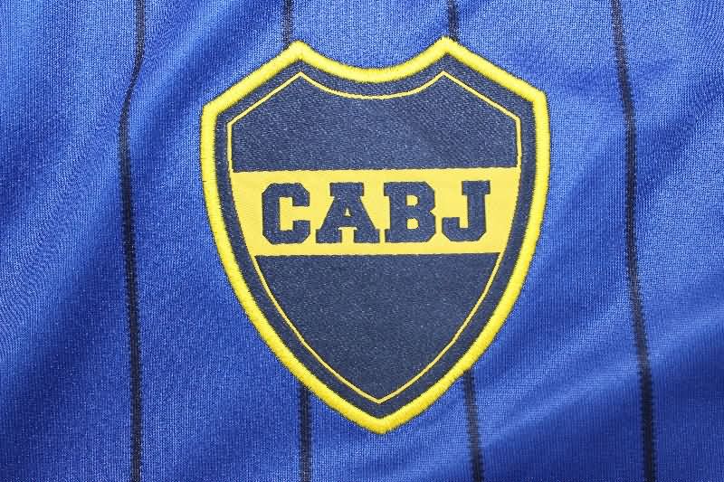 Thailand Quality(AAA) 2025 Boca Juniors Travel Blue Soccer Jersey