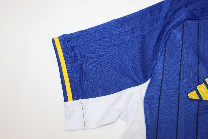 Thailand Quality(AAA) 2025 Boca Juniors Travel Blue Soccer Jersey
