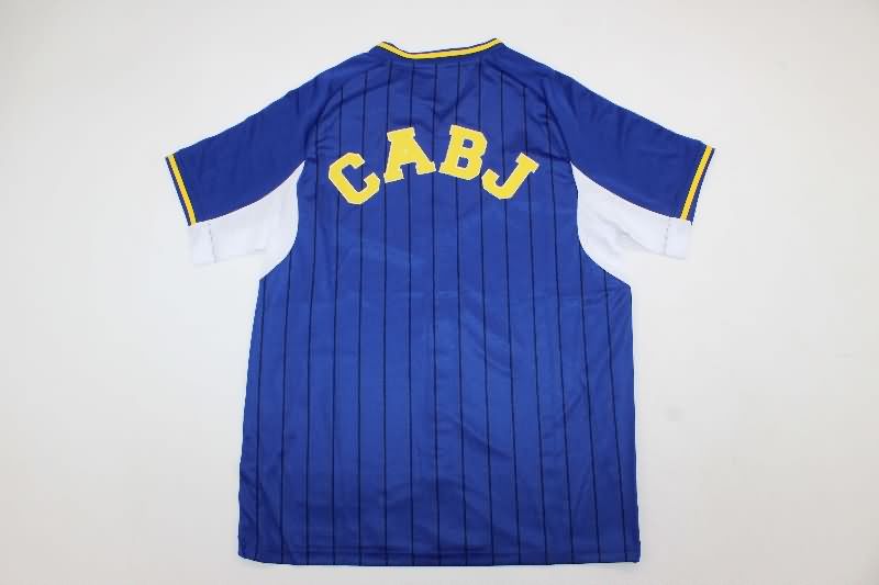 Thailand Quality(AAA) 2025 Boca Juniors Travel Blue Soccer Jersey