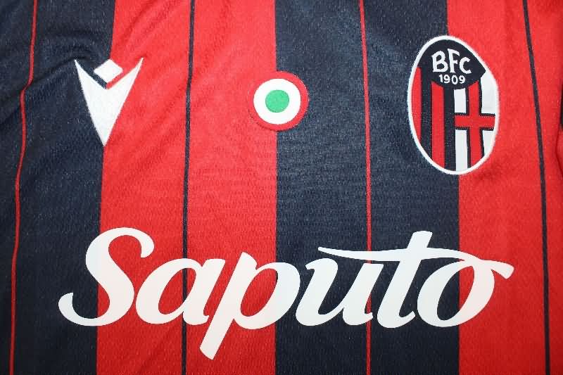 Thailand Quality(AAA) 25/26 Bologna Home Soccer Jersey