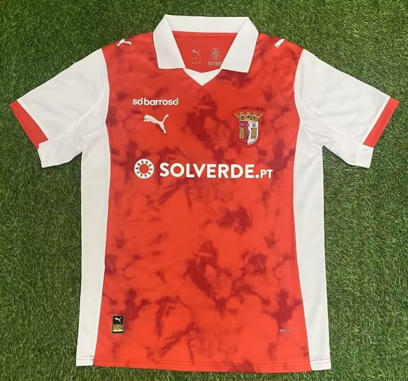 Thailand Quality(AAA) 25/26 Braga Home Soccer Jersey