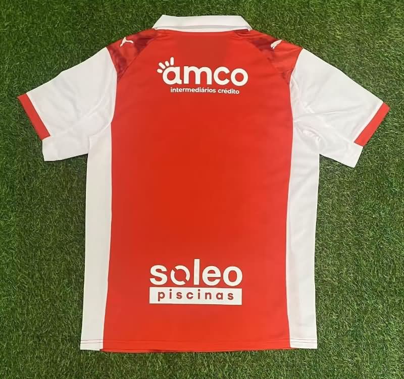 Thailand Quality(AAA) 25/26 Braga Home Soccer Jersey