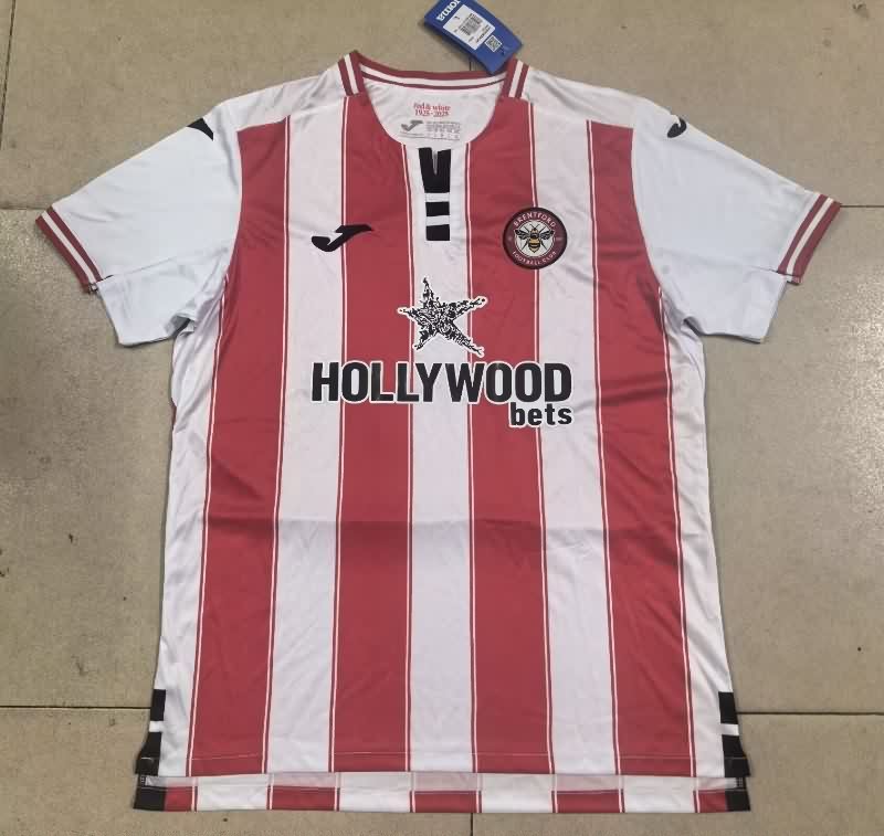 Thailand Quality(AAA) 25/26 Brentford Home Soccer Jersey Thailand Quality(AAA) 25/26 Brentford Home Soccer Jersey